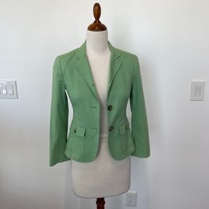Theory green blazer